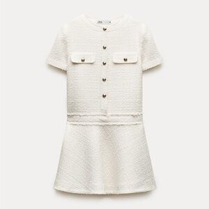 Zara tweed mini dress